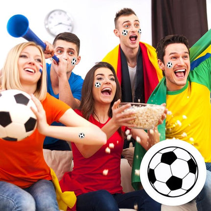 Football Stickers - Waterproof Vinyl Stickers - Suitable for laptops, water bottles, notebooks and mobile phones - Ideal gift for football players, teams and fans - Sports Stickers - 10 sheets, 120 pieces.