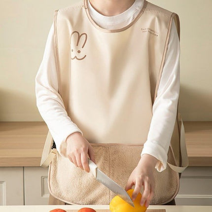 Kitchen Apron - Breathable Cooking Apron - Vest Style - With Towel - Suitable for Cooking, Baking, Gardening, Grilling and Crafting（Brown）.