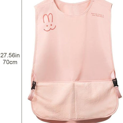 Kitchen Apron - Breathable Cooking Apron - Vest Style - With Towel - Suitable for Cooking, Baking, Gardening, Grilling and Crafting（Pink）.