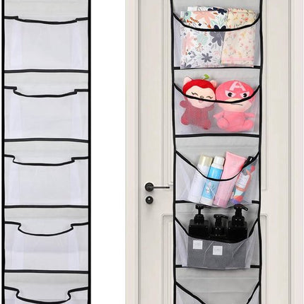 Hanging Storage Bags - Hanging Storage Boxes - Comes with 5 Mesh Pockets - Perfect as Hanging Storage Boxes for the Bedroom - Ideal for Toy Storage.