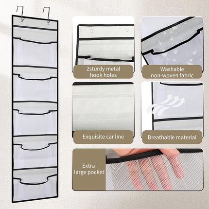 Hanging Storage Bags - Hanging Storage Boxes - Comes with 5 Mesh Pockets - Perfect as Hanging Storage Boxes for the Bedroom - Ideal for Toy Storage.