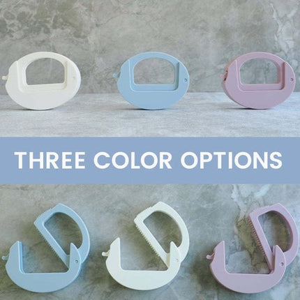 3-Pack of Food Clips - Universal for Snack & Grain Bags - Airtight & Available in 3 Colors - 7.5x5.5 cm.