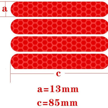 Reflective Tape (2 Colors) - Reflective Stickers for Bicycles - Warning Reflective Stickers - Suitable for Electric Scooters, Bicycles and Motorcycles.