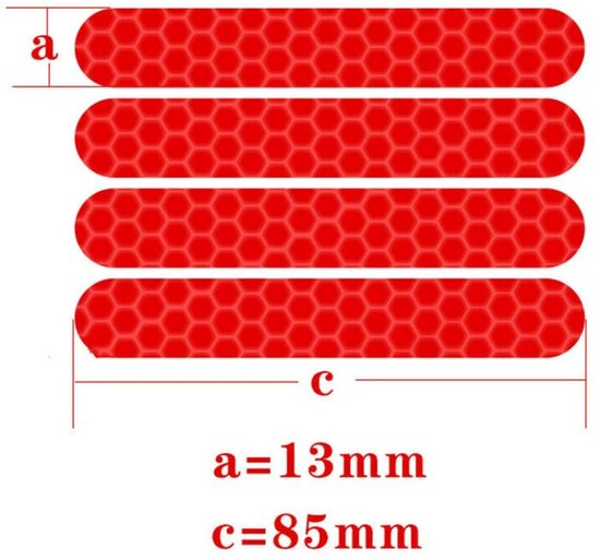 Reflective Tape (2 Colors) - Reflective Stickers for Bicycles - Warning Reflective Stickers - Suitable for Electric Scooters, Bicycles and Motorcycles.