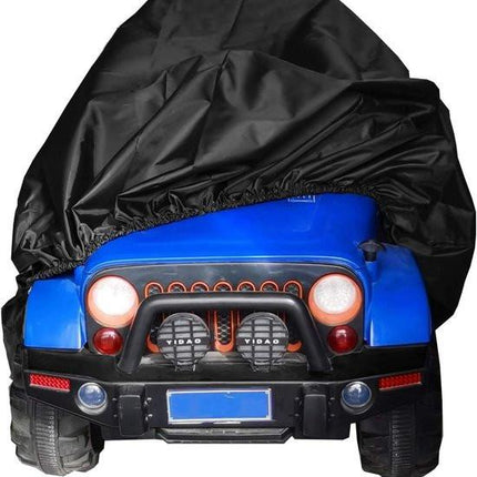 Children's car cover - Outdoor protective cover for electric vehicles - Universally waterproof, windproof, snowproof and dustproof - 140 x 84 x 81 cm.