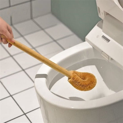 Toilet brush with wooden handle - Toilet brush (2 pieces).