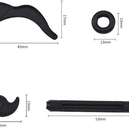 Anti-slip ear cushions for glasses - Frames - Anti-fall ear cushions - Ear hook connectors - 24 pairs.