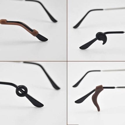Anti-slip ear cushions for glasses - Frames - Anti-fall ear cushions - Ear hook connectors - 24 pairs.
