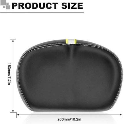 Bicycle saddle - Comfortable wide bicycle saddle - With memory foam pad - Comfort.