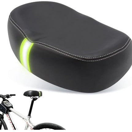 Bicycle saddle - Comfortable wide bicycle saddle - With memory foam pad - Comfort.