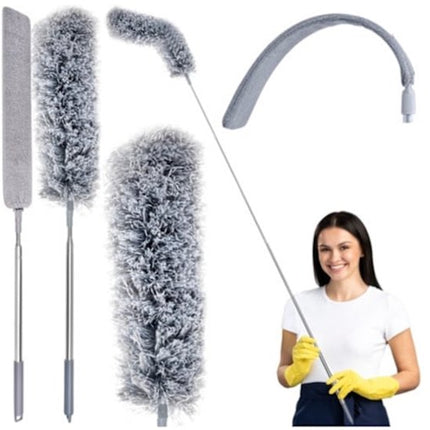 Dust brush - Underbed cleaner - Dust cloth - Cleaning - Tools - Crevice cleaner - Set of 2.