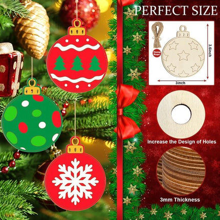 Christmas Decorations - Ornaments - DIY - Christmas Gifts - Wooden Christmas Decorations - Party Decorations.