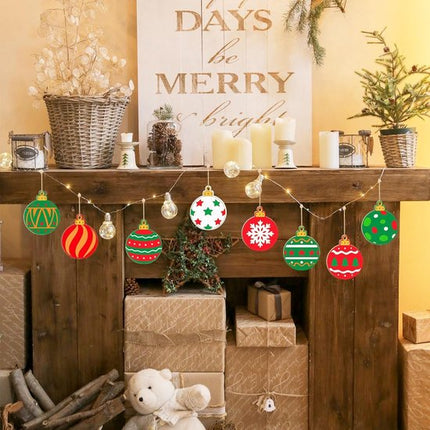 Christmas Decorations - Ornaments - DIY - Christmas Gifts - Wooden Christmas Decorations - Party Decorations.