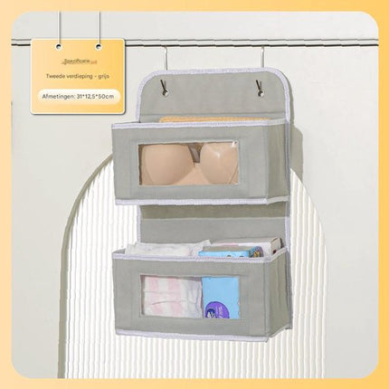 Storage Bag - Door Storage Bag - Large Capacity - Multi-Layer - Toys - Miscellaneous - Storage Bag - Student Dorm Storage Rack - 2 Layers.
