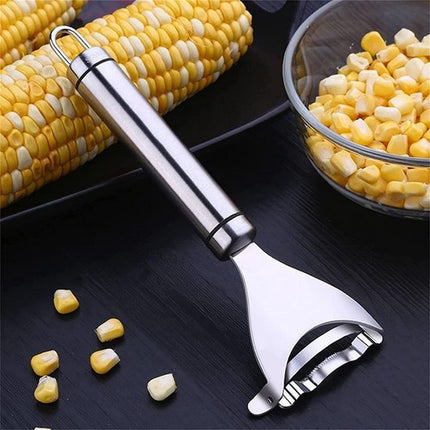 Corn thresher - Corn peeler - Corn cob peeler - High-quality stainless steel corn thresher - with ergonomic handle - Kitchen gadgets.