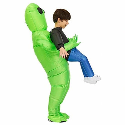 Inflatable Halloween Costume - Kids & Adults - Green (Suitable for heights of 150-190 cm).