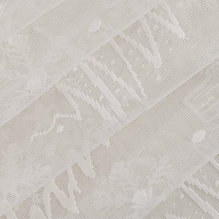 Window Screen - Ice Flower Christmas Tree Window Screen - Metal Mesh - European and American - Christmas - Curtain - Net Curtain 2-Piece Set (150*180cm).