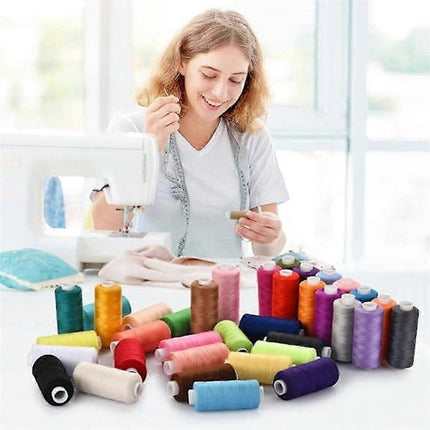 Premium Sewing Thread Set 72 Pieces - 400 Meters of Sewing Machine Thread in 36 Colors - Pre-Wound Sewing Spool Set - 365 Meters per Spool - DIY - Sewing Machine - Crafts - Embroidery.