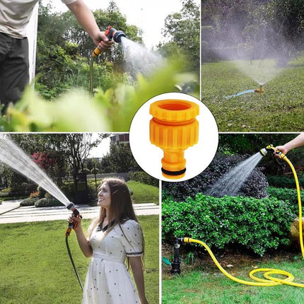 6-pack tap connectors - Hose adapters - Adapters for connecting water hoses - Garden hose tap connectors - Tap adapters with thread - Splashproof - Frost-proof.