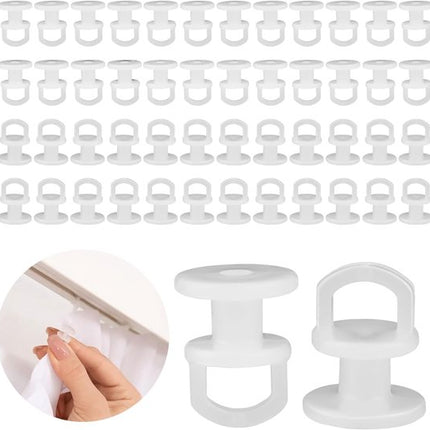 50 pieces curtain hooks - curtain gliders - universal curtain hooks - curtain rail hooks - curtain gliders - curtain hooks - curtains - shower curtains - curtains and door curtains.