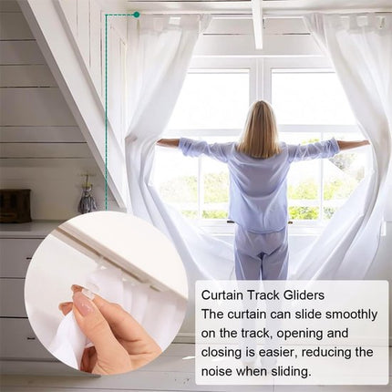 50 pieces curtain hooks - curtain gliders - universal curtain hooks - curtain rail hooks - curtain gliders - curtain hooks - curtains - shower curtains - curtains and door curtains.