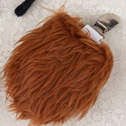 Headband - Elk Hair Accessory - Cute Plush Christmas Headdress - Soft Decorative Accessory for Winter Parties, Cosplay, Costumes.