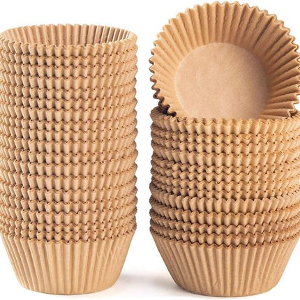500-pack Muffin Cups - Odorless - Oil-resistant paper cupcake liners - Suitable for cupcakes, muffins and nuts.