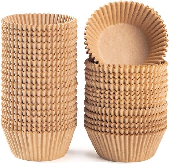 500-pack Muffin Cups - Odorless - Oil-resistant paper cupcake liners - Suitable for cupcakes, muffins and nuts.