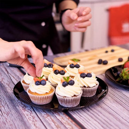 500-pack Mini Cupcake Liners - White - Oil Resistant - Small Cupcake Wrapping Paper - Baking Cups.