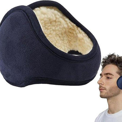 Unisex winter earmuffs - Warm earmuffs suitable for outdoor use - Adjustable, thick fleece earmuffs for head warmth - Suitable for skiing, cycling and outdoor activities.