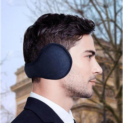 Unisex winter earmuffs - Warm earmuffs suitable for outdoor use - Adjustable, thick fleece earmuffs for head warmth - Suitable for skiing, cycling and outdoor activities.
