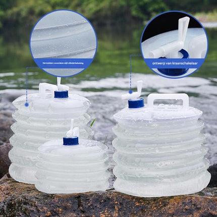 3 Liter Collapsible Water Bucket - Outdoor Picnic/Road Trip - Portable - Large Capacity Bucket - Collapsible Portable Bucket - Water Bucket.
