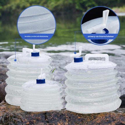 10 Liter Collapsible Water Bucket - Outdoor Picnic/Road Trip - Portable - Large Capacity Bucket - Collapsible Portable Bucket - Water Bucket.