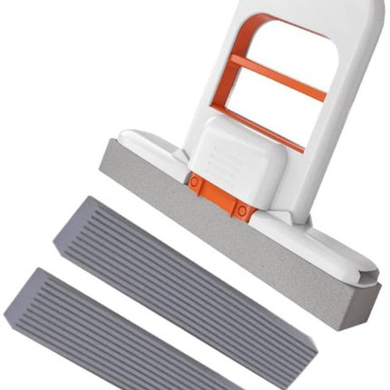 Mini Mop - Alternative to a mop cloth - Suitable for cleaning desktops - Suitable for cleaning bathroom windows - Can be used as a sponge wiper for desktops - One mop and 2 refills.