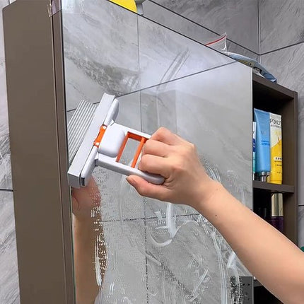 Mini Mop - Alternative to a mop cloth - Suitable for cleaning desktops - Suitable for cleaning bathroom windows - Can be used as a sponge wiper for desktops - One mop and 2 refills.