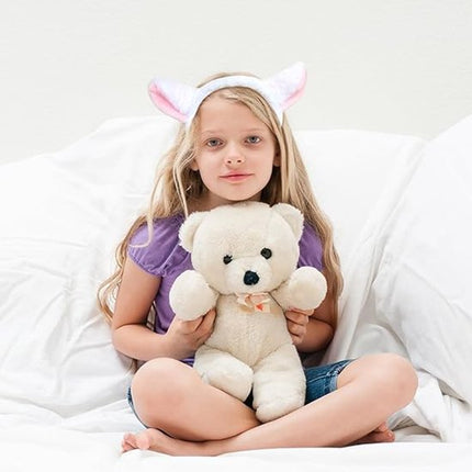 2-Piece Animal Headbands - With Sheep Ears - Cute Headbands for Adults and Kids to Role Play - White and Pink Sheep Costume Accessories.