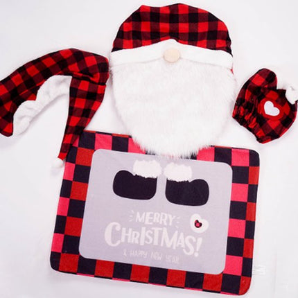 Toilet Seat Covers - Set of 4 - Christmas Toilet Seat Covers - Christmas Bathroom Accessories - Cute Christmas Dwarf Toilet Seats - Christmas Bathroom Decorations - Easy to Clean - Non-Slip Toilet Mats.