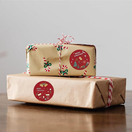 Stickers - 500 sheets - Christmas stickers - Label stickers - Gift stickers - Self-adhesive gift labels, DIY sealing stickers.