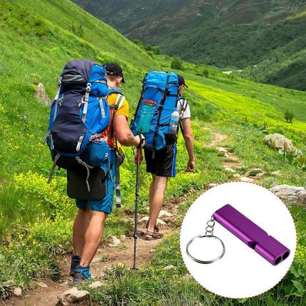 Emergency Whistles - Set of 2 - Emergency Whistles - Whistles - Safety Whistles for Survival - With Key Ring - Suitable for Camping, Hiking and Boating.