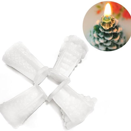 Mold - 4 pieces - Candle mold - Silicone Christmas tree mold set - Mold - Christmas gift.