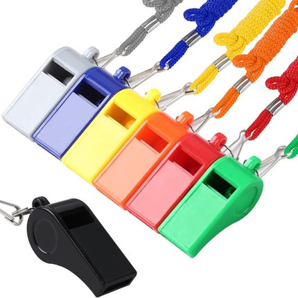 Whistles - 7 items - Emergency whistles - Coaches who whistle with ropes - Sports whistles - Loud and clear whistles for referees - Emergencies in training halls.