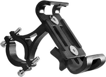 Phone holder for bicycle and motorcycle - Universal phone holder - 360° rotatable and tiltable - Bicycle accessories - Black.