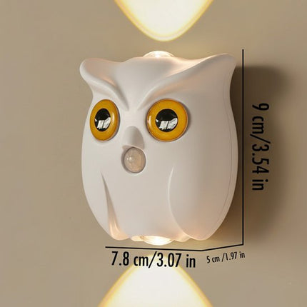 Night light - Mood lamp - LED lighting - Night lamp - LED cabinet light and stair light with sensor - Two-tone - USB rechargeable night light - Magnetic mounting - For children's room, bedroom, hall or corridor, etc. (White).