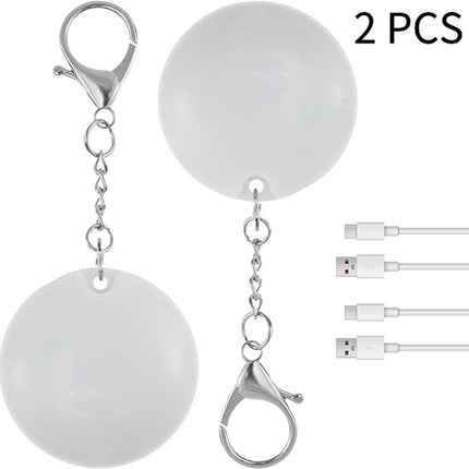 Night Light - With Automatic Sensor Function - Keychain - Gift for Girls and Women - Accessory for Women's Handbag（2 Lights）.