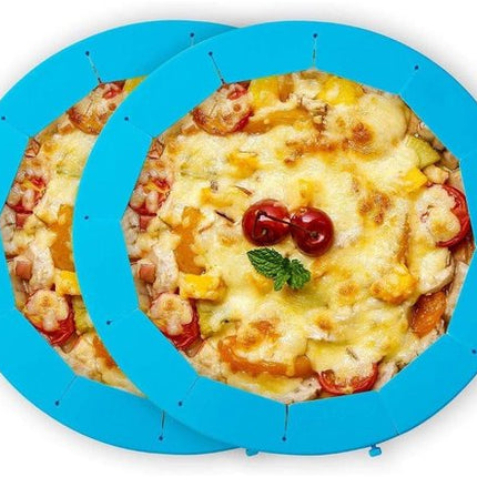 Kitchen Tools - Adjustable Silicone Protective Cover - Pizza & Cake Baking Tools - Kitchen Gadgets - Fits 8" to 10" Cake Pans - 2-Pack.