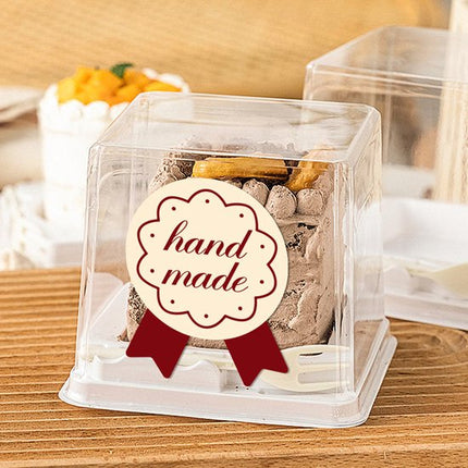 Stickers - 120 sheets - Baking stickers - Adhesive stickers for closing packaging of cakes and desserts - Decorative self-adhesive labels.