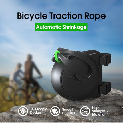 Bicycle Tow Rope - Bicycle Towing System Parent-Child Pull Rope Bicycle Accessory - Tow Rope - Up to 200 kg & 2.5 m Long - For Child and Cargo Trailers.