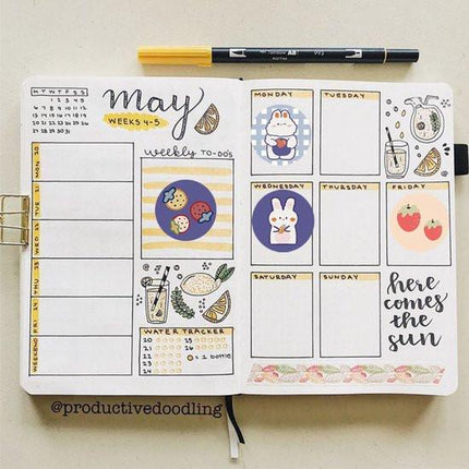 Stickers - 500 sheets - Sealing stickers - Packaging decoration - DIY diaries/notebooks - Diary labels.
