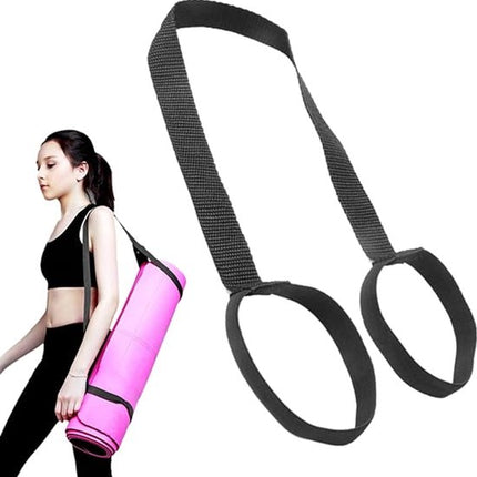Yoga mat straps - Carrying straps for packing yoga mats - Portable shoulder straps for storing picnic mats - Elastic - Multifunctional straps.