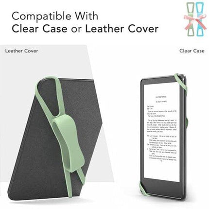 2-Pack Hand Rests for E-Readers & Tablets - Non-Slip & Comfortable to Hold - Suitable for 4.7-8 Inch Screens - Blue + Green.